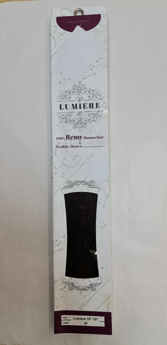 Lumiere 100% Remy Human Hair Double-Drawn Premium Quality Extensions