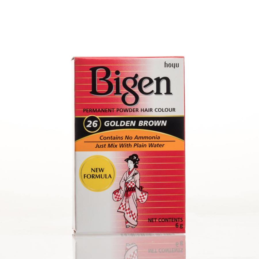 Bigen Permanent Powder Hair Colour 26 Golden Brown