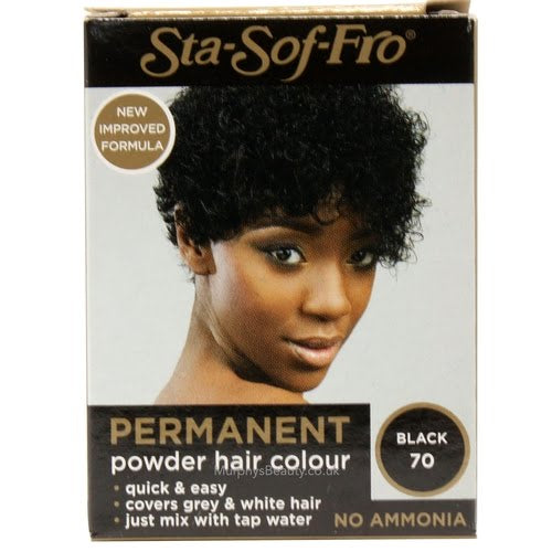 Sta-Sof-Fro Permanent Hair Dye Colour Black 70