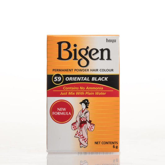 Bigen Permanent Powder Hair Colour 59 Oriental Black