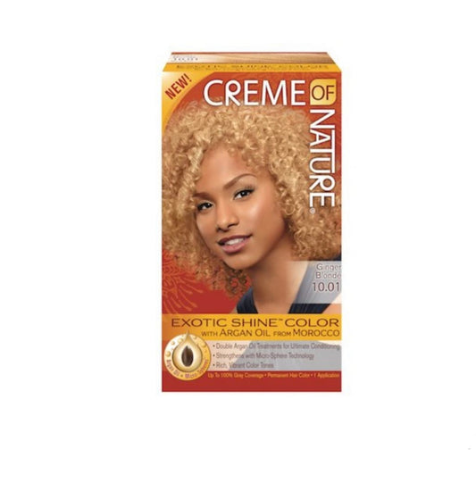 Creme of Nature Ladies Gel Dye With Argan Oil Colour Ginger Blonde 10.01