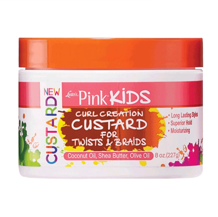 Pink Kids Curl Creation Custard for Twists and Braids