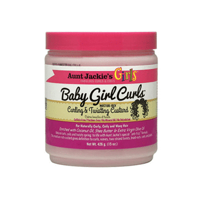 Aunt Jackies Girls Baby Girl Curls Curling and Twisting Custard