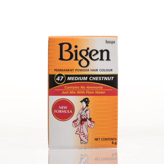 Bigen Permanent Powder Hair Colour 47 Medium Chestnut