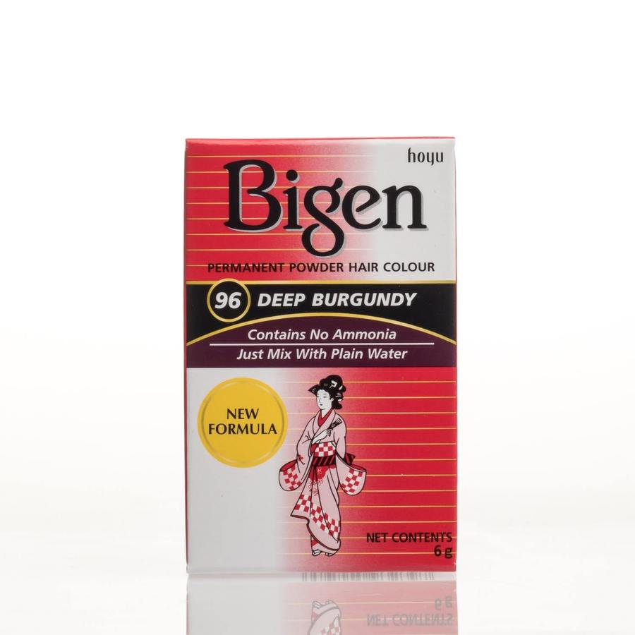 Bigen Permanent Powder Hair Colour 96 Deep Burgundy