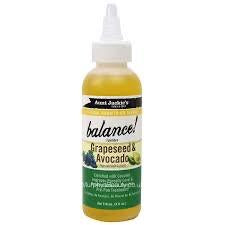 Aunt Jackies Balance Grapeseed and Avocado New Growth Oil