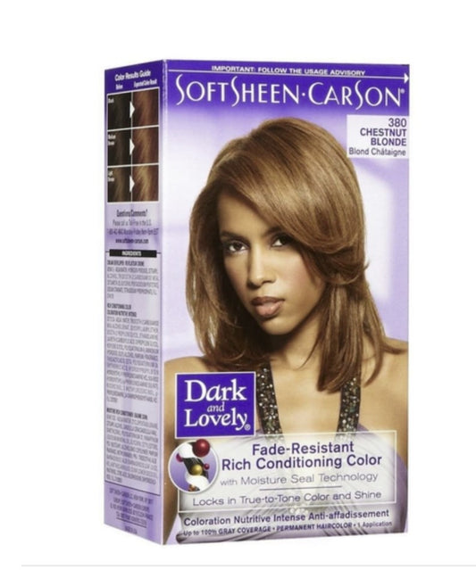 Dark and Lovely Dye Colour Chestnut Blonde 380