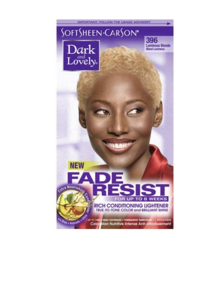 Dark and Lovely Dye Colour Luminous Blonde 396