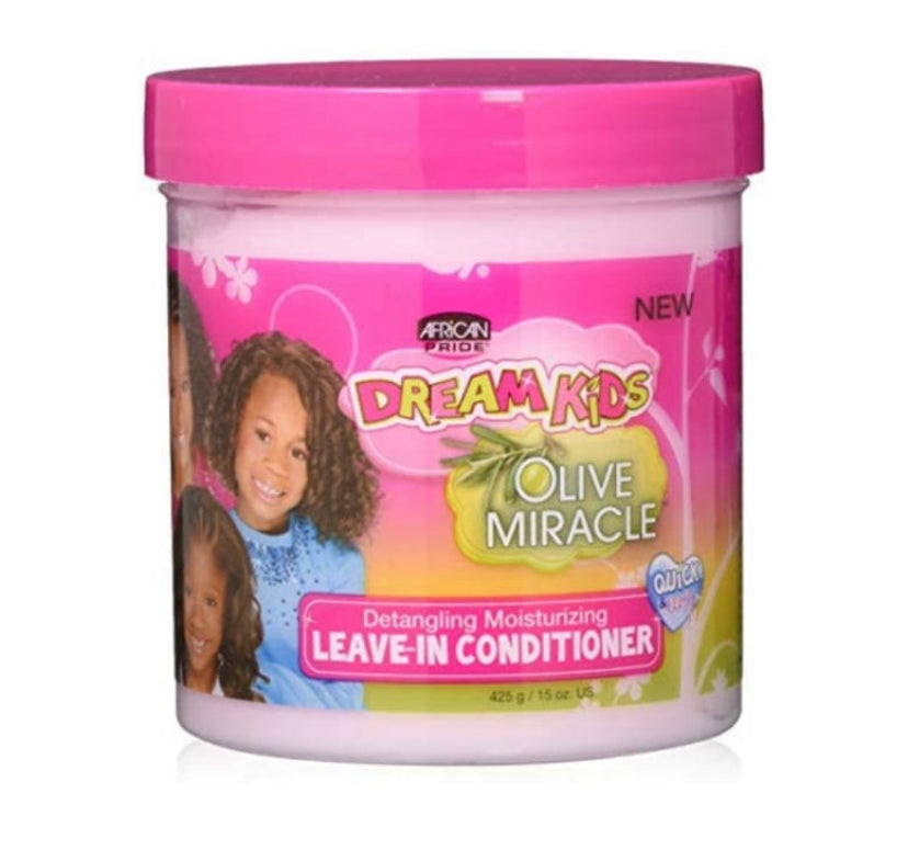 African Pride Dream Kids Olive Miracle Detangling Moisturising Leave In Conditioner