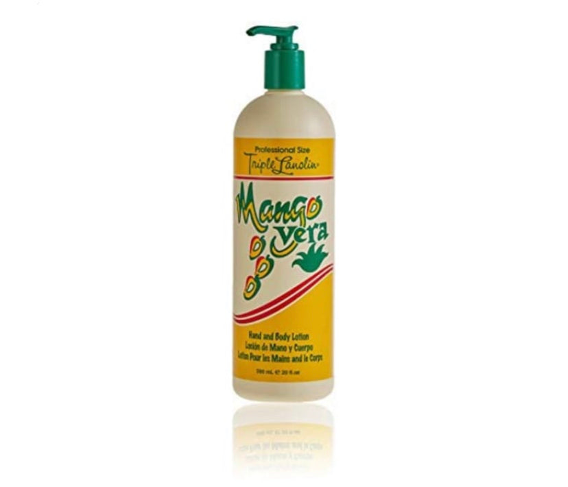 Triple Lanolin Mango Vera Hand And Body Lotion 20 oz