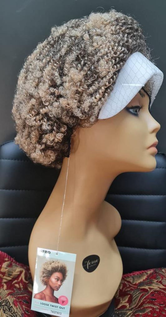 Short Loose Twist Out Wig