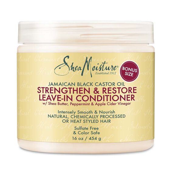 Shea Moisture Jamaican Black Castor Oil Strengthening & Restore Leave-In Conditoner 16 oz