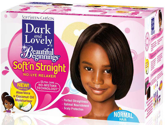 Dark and Lovely Beautiful Beginnings Kids Hair Relaxer Kit