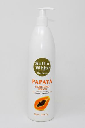 Soft’ n White Swiss Papaya Lightening Lotion Vitamin E 500ml